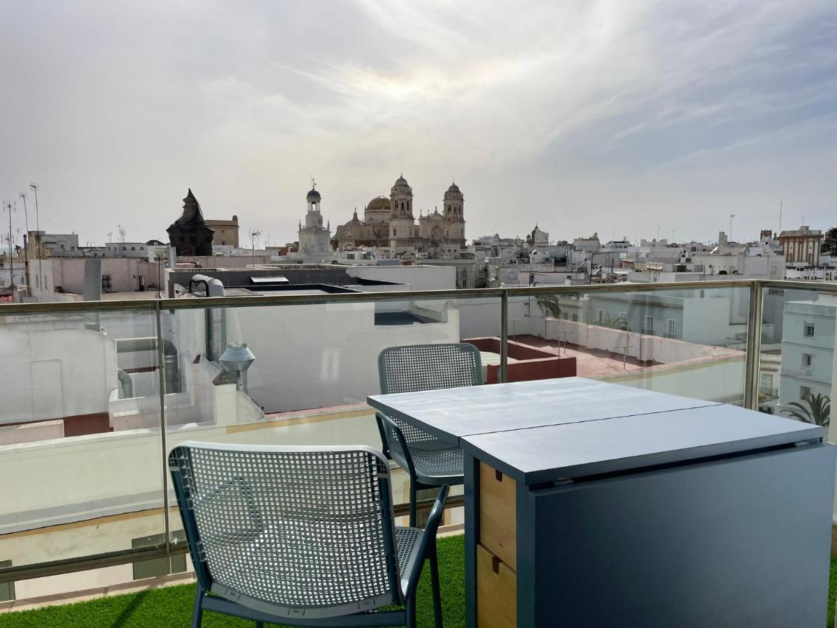 Ferienwohnung Skyline - Loft With Private Terrace And Breathtaking Views! Cádiz Exterior foto